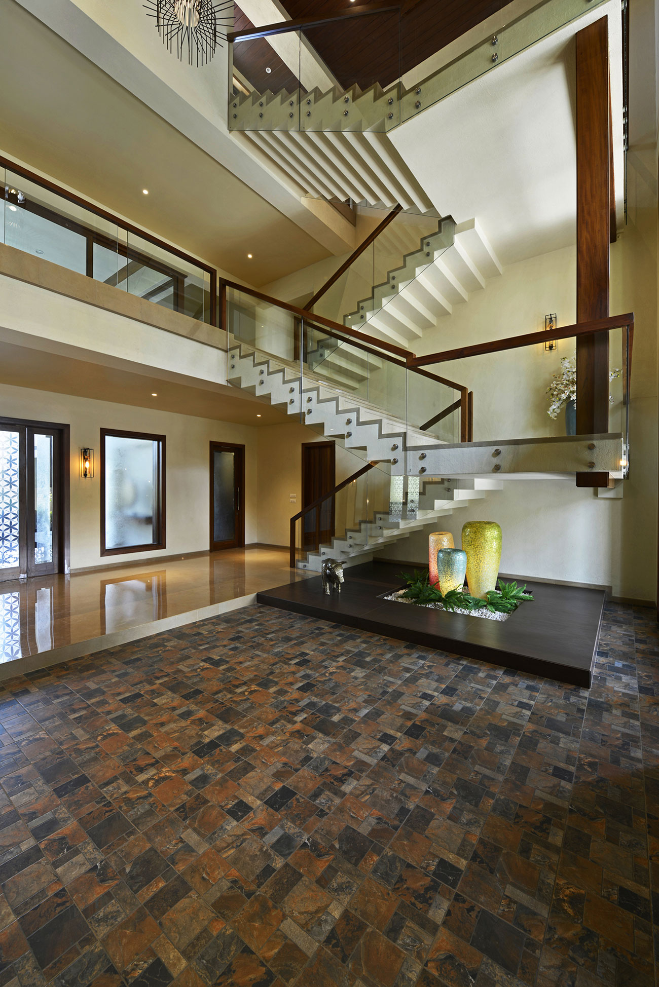 A Stunning Contemporary Villa with Open and Airy Interiors in the Khandala Valley, India by GA design (14)