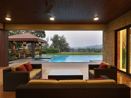 A Stunning Contemporary Villa with Open and Airy Interiors in the Khandala Valley, India by GA design (32)