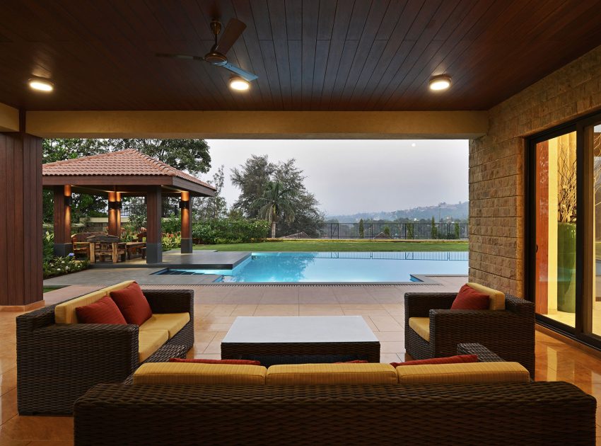 A Stunning Contemporary Villa with Open and Airy Interiors in the Khandala Valley, India by GA design (32)