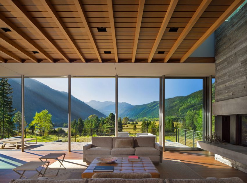 A Stunning Modern Home with Wonderful Views Over the Rocky Mountains in Aspen, Colorado by Bohlin Cywinski Jackson (6)
