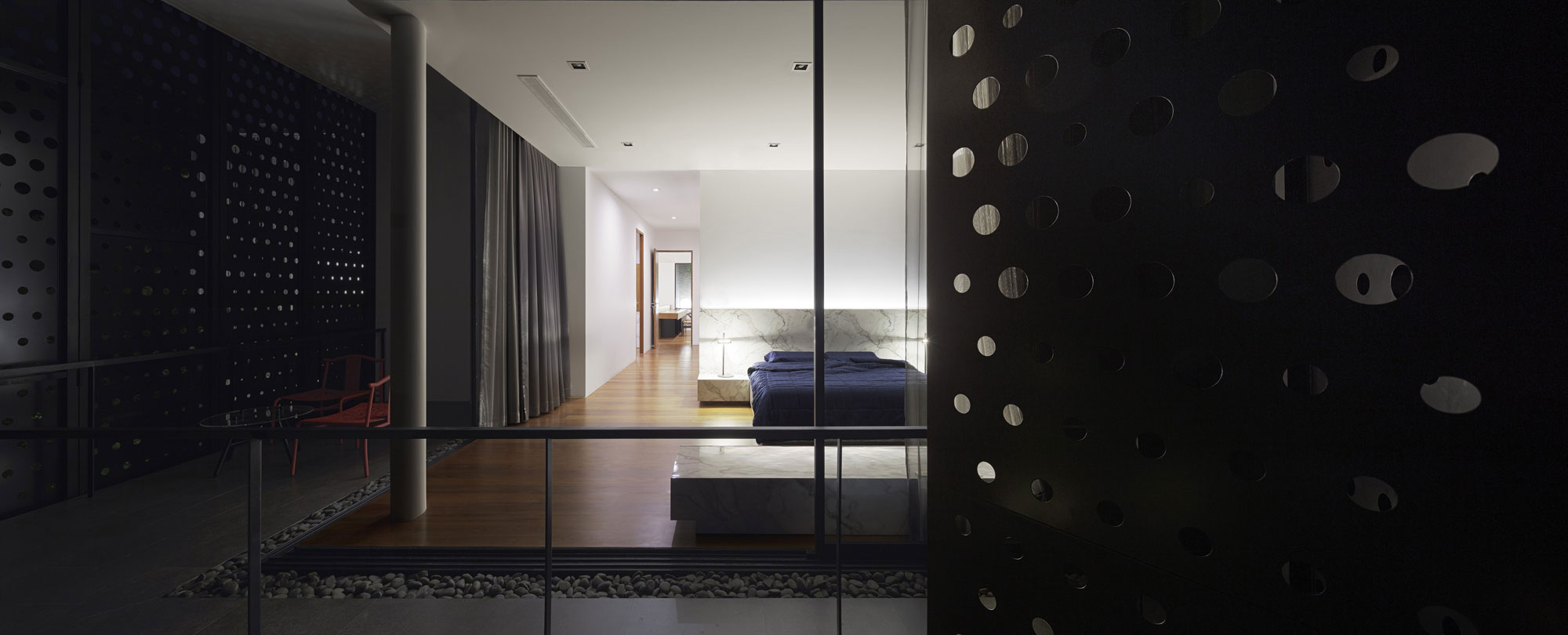 A Stunning Modern Tropical House in the Suburbs of Bangkok, Thailand by Ayutt and Associates Design (24)