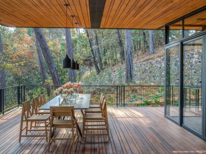 A Stunning Woodland Home Under the Trees in Avándaro, México by BROISSINarchitects (10)