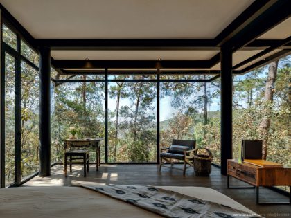A Stunning Woodland Home Under the Trees in Avándaro, México by BROISSINarchitects (15)