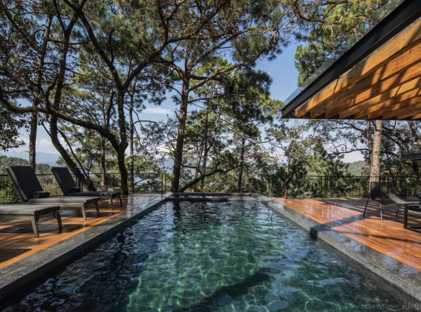 A Stunning Woodland Home Under the Trees in Avándaro, México by BROISSINarchitects (2)