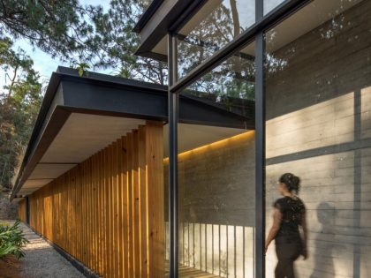 A Stunning Woodland Home Under the Trees in Avándaro, México by BROISSINarchitects (3)