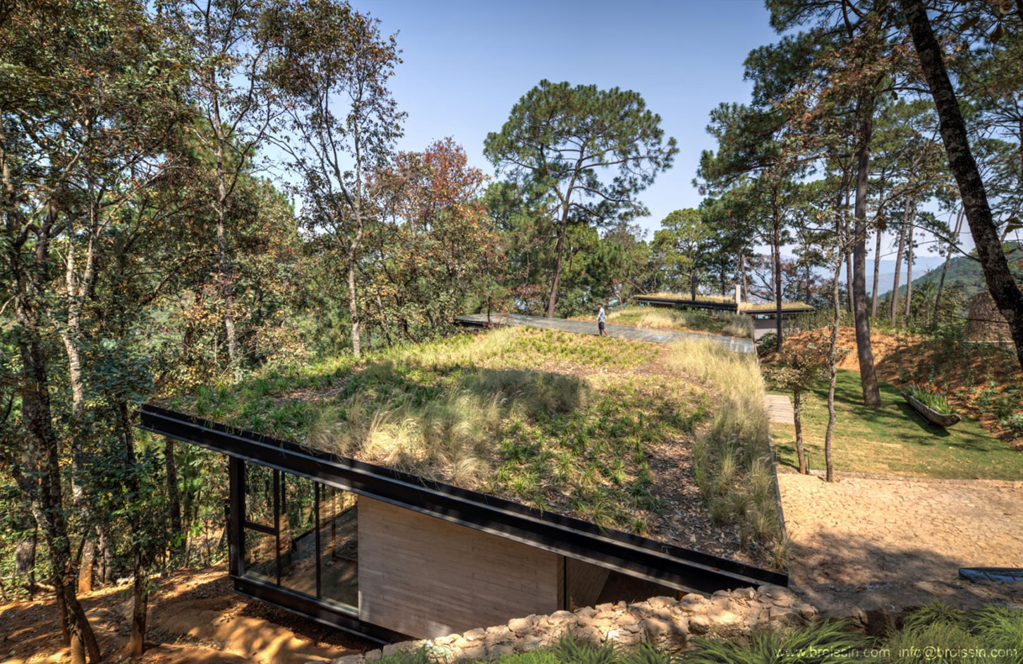 A Stunning Woodland Home Under the Trees in Avándaro, México by BROISSINarchitects (7)