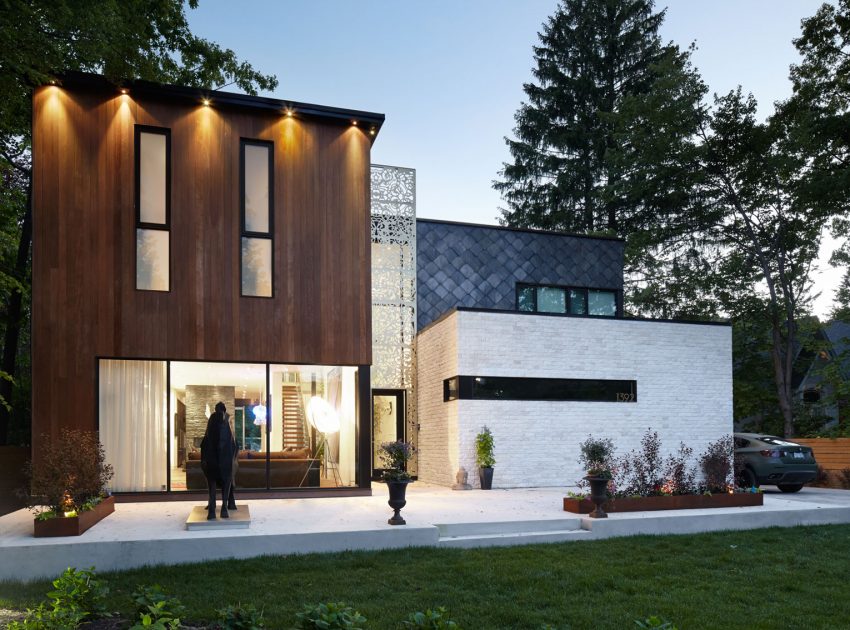 A Stunning and Elegant Contemporary House with Beautiful Landscape in South Mississauga by Prototype Design Lab (12)