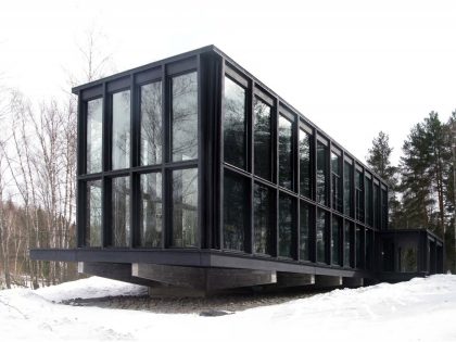 A Stunning and Sophisticated Guest Home in Moscow, Russia by FAS(t) Architects (3)