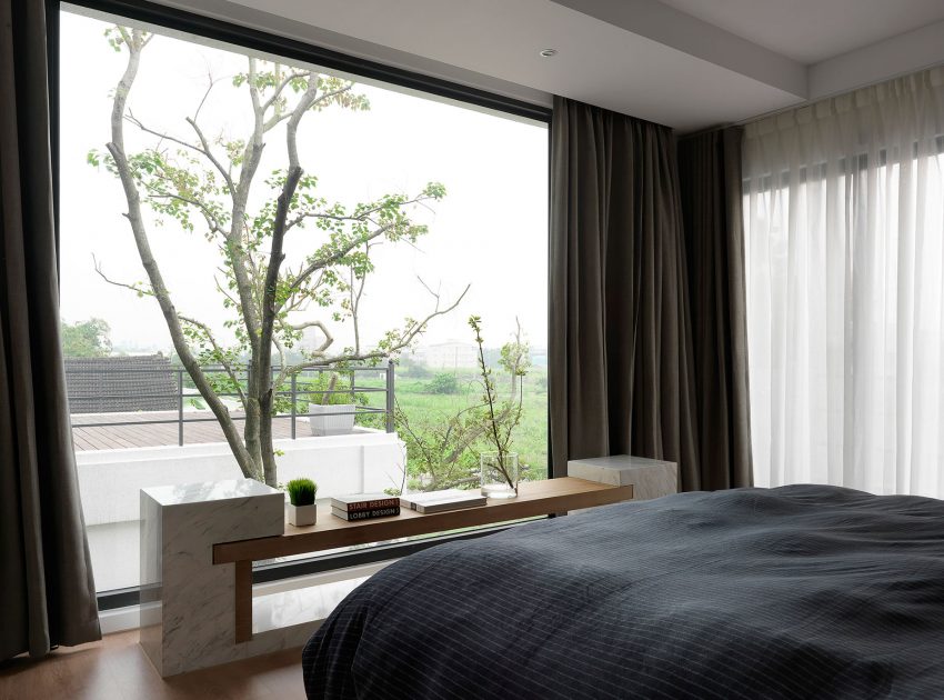 A Stylish Contemporary Home Full of Elegant Simplicity in Yun-Lin County, Taiwan by MORI design (40)