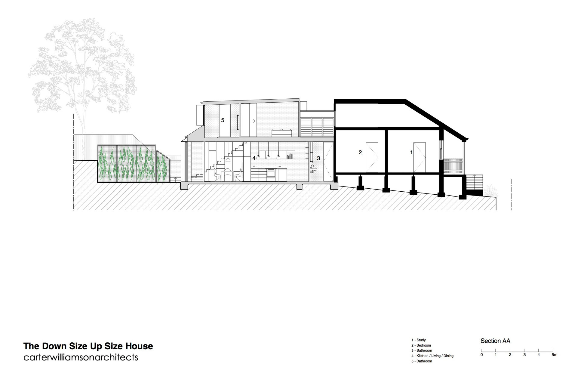 A Stylish Contemporary Home with Dramatic and Playful Features in North Shore, Australia by Carterwilliamson Architects (16)