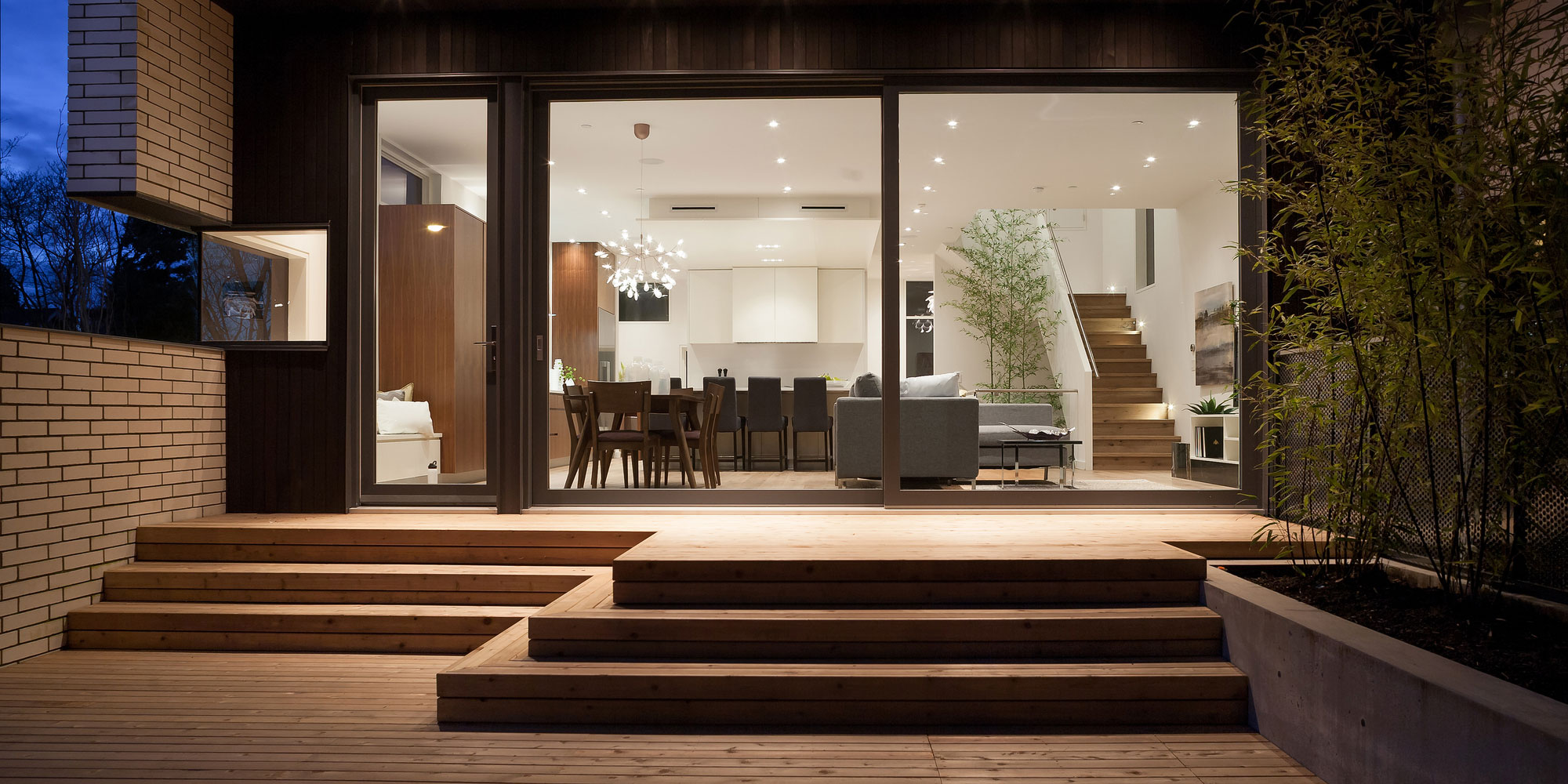 A Stylish Home with White Brick Facade and Full of Light in Vancouver, Canada by Randy Bens Architect (11)