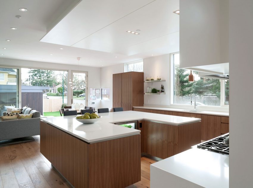 A Stylish Home with White Brick Facade and Full of Light in Vancouver, Canada by Randy Bens Architect (6)