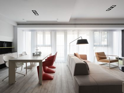 A Stylish Parisian-Inspired Apartment with Simple and Modern Touches in Taichung, Taiwan by Z-AXIS DESIGN (11)