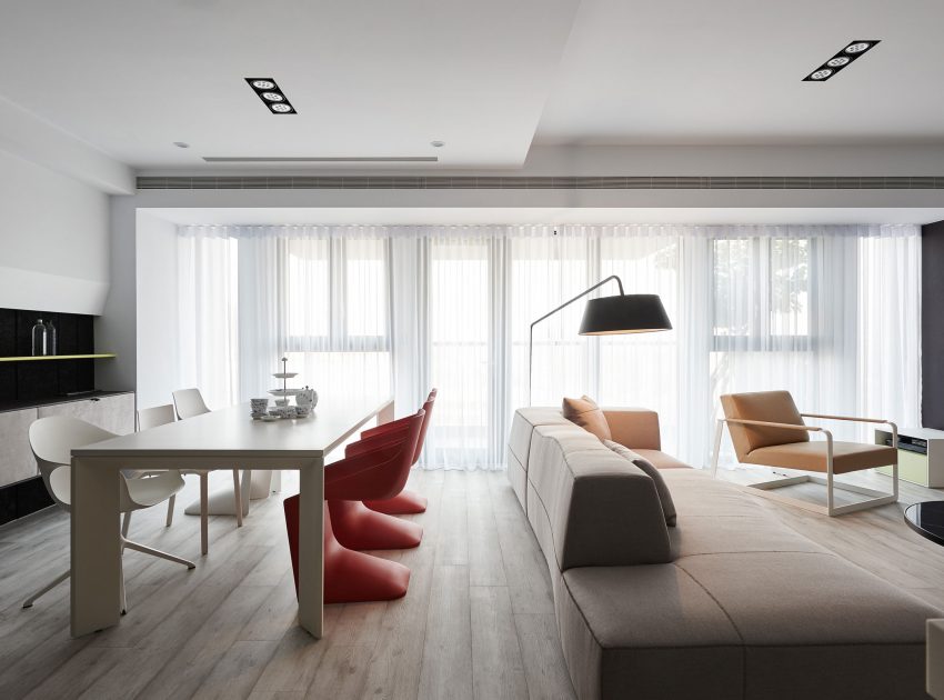 A Stylish Parisian-Inspired Apartment with Simple and Modern Touches in Taichung, Taiwan by Z-AXIS DESIGN (11)