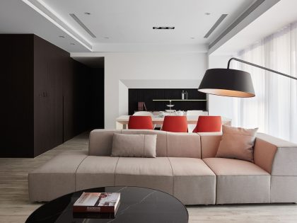 A Stylish Parisian-Inspired Apartment with Simple and Modern Touches in Taichung, Taiwan by Z-AXIS DESIGN (4)