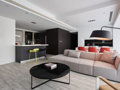 A Stylish Parisian-Inspired Apartment with Simple and Modern Touches in Taichung, Taiwan by Z-AXIS DESIGN (5)
