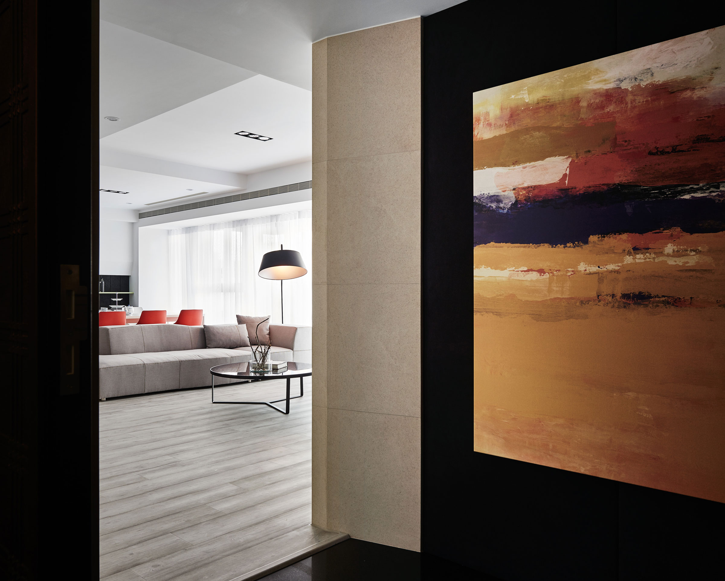 A Stylish Parisian-Inspired Apartment with Simple and Modern Touches in Taichung, Taiwan by Z-AXIS DESIGN (7)