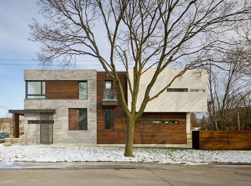 A Stylish Single-Family Home with Charm and Character in Toronto, Canada by Alva Roy Architects (1)