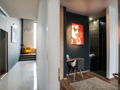 A Stylish Modern Two-Bedroom Apartment with Industrial Features in Budapest, Hungary by Gasparbonta (10)