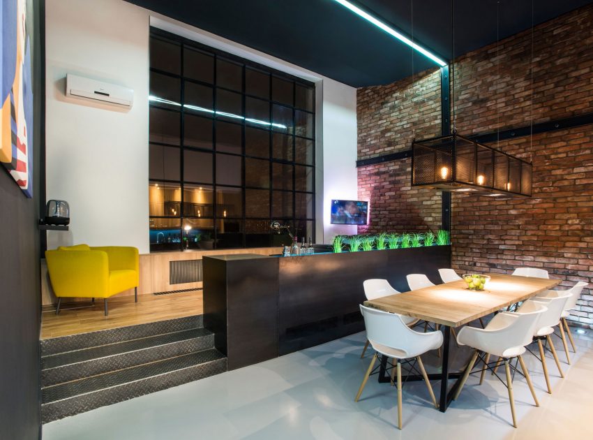 A Stylish Modern Two-Bedroom Apartment with Industrial Features in Budapest, Hungary by Gasparbonta (23)