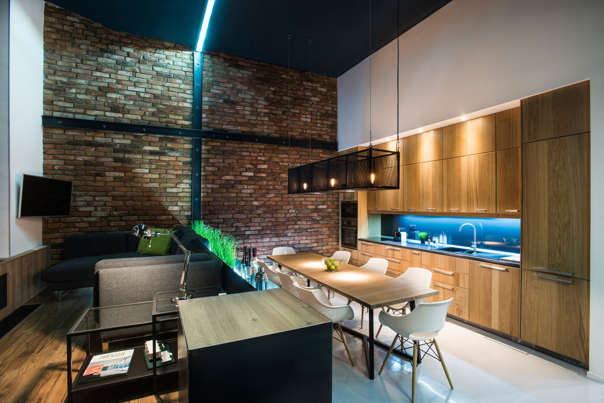 A Stylish Modern Two-Bedroom Apartment with Industrial Features in Budapest, Hungary by Gasparbonta (24)