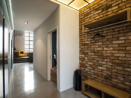 A Stylish Modern Two-Bedroom Apartment with Industrial Features in Budapest, Hungary by Gasparbonta (6)