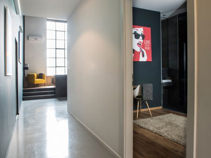 A Stylish Modern Two-Bedroom Apartment with Industrial Features in Budapest, Hungary by Gasparbonta (7)