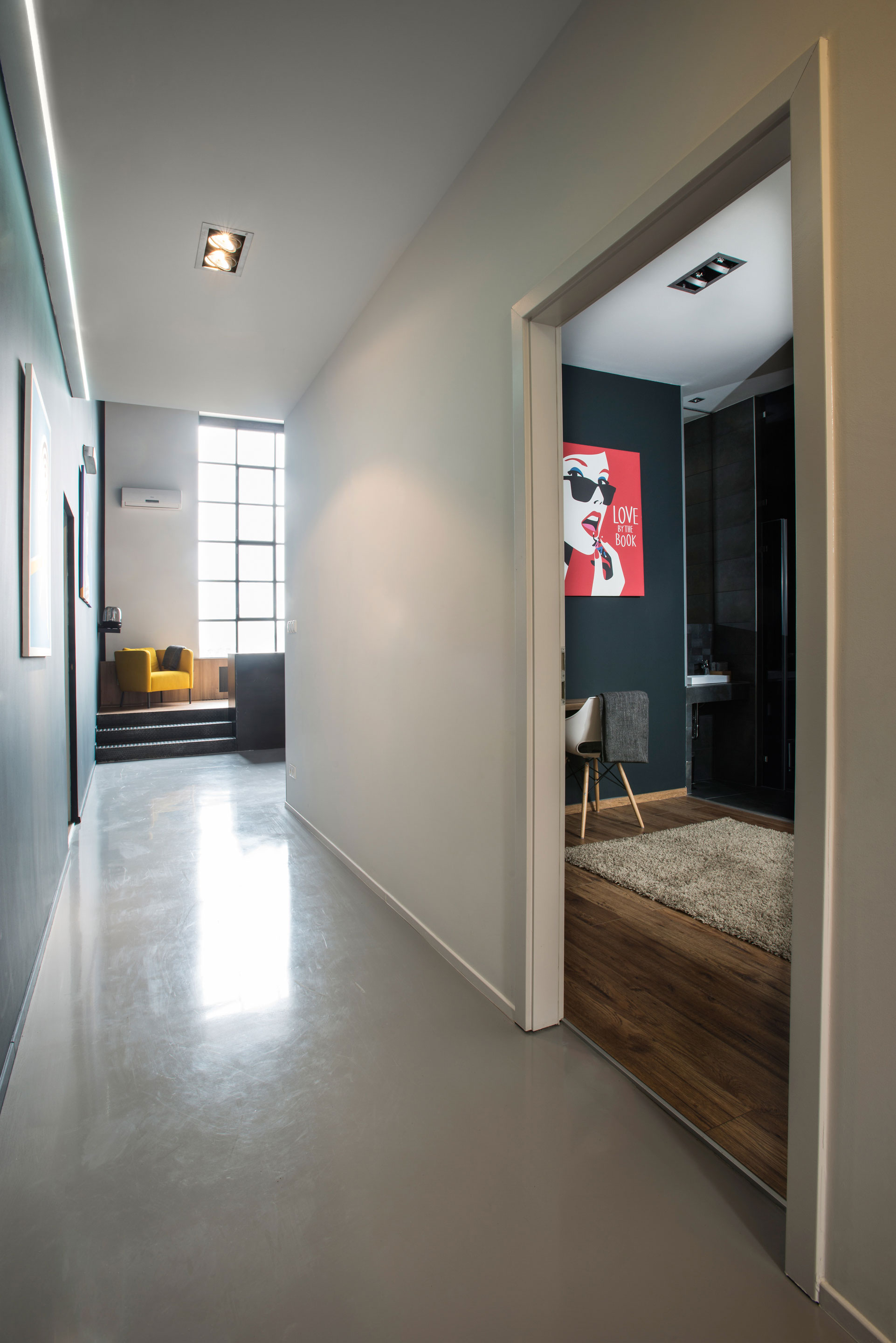 A Stylish Modern Two-Bedroom Apartment with Industrial Features in Budapest, Hungary by Gasparbonta (7)