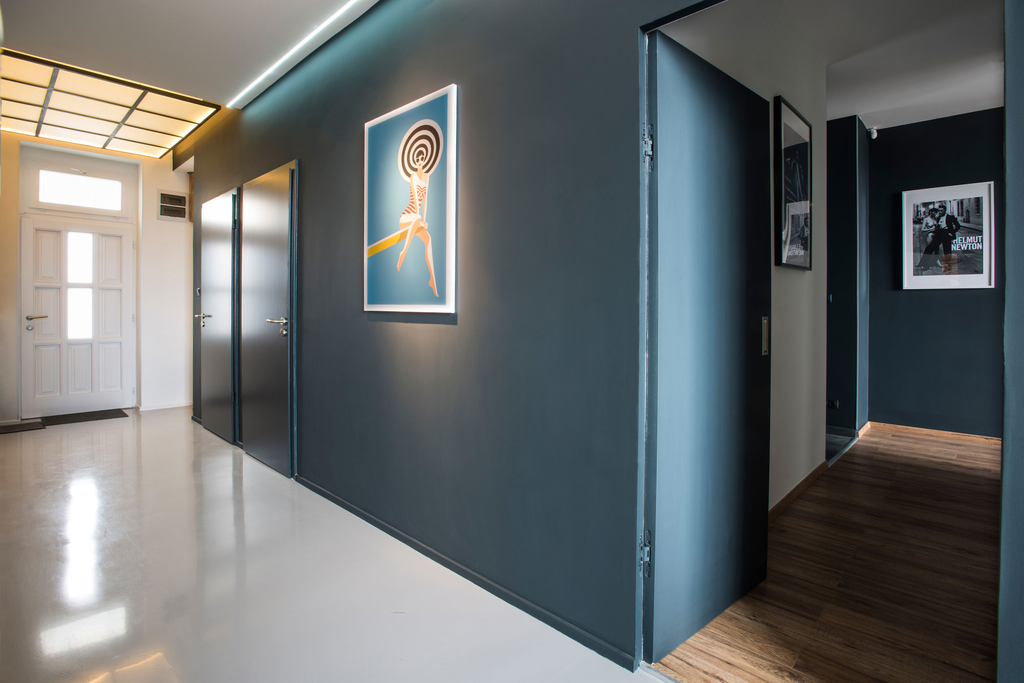 A Stylish Modern Two-Bedroom Apartment with Industrial Features in Budapest, Hungary by Gasparbonta (8)