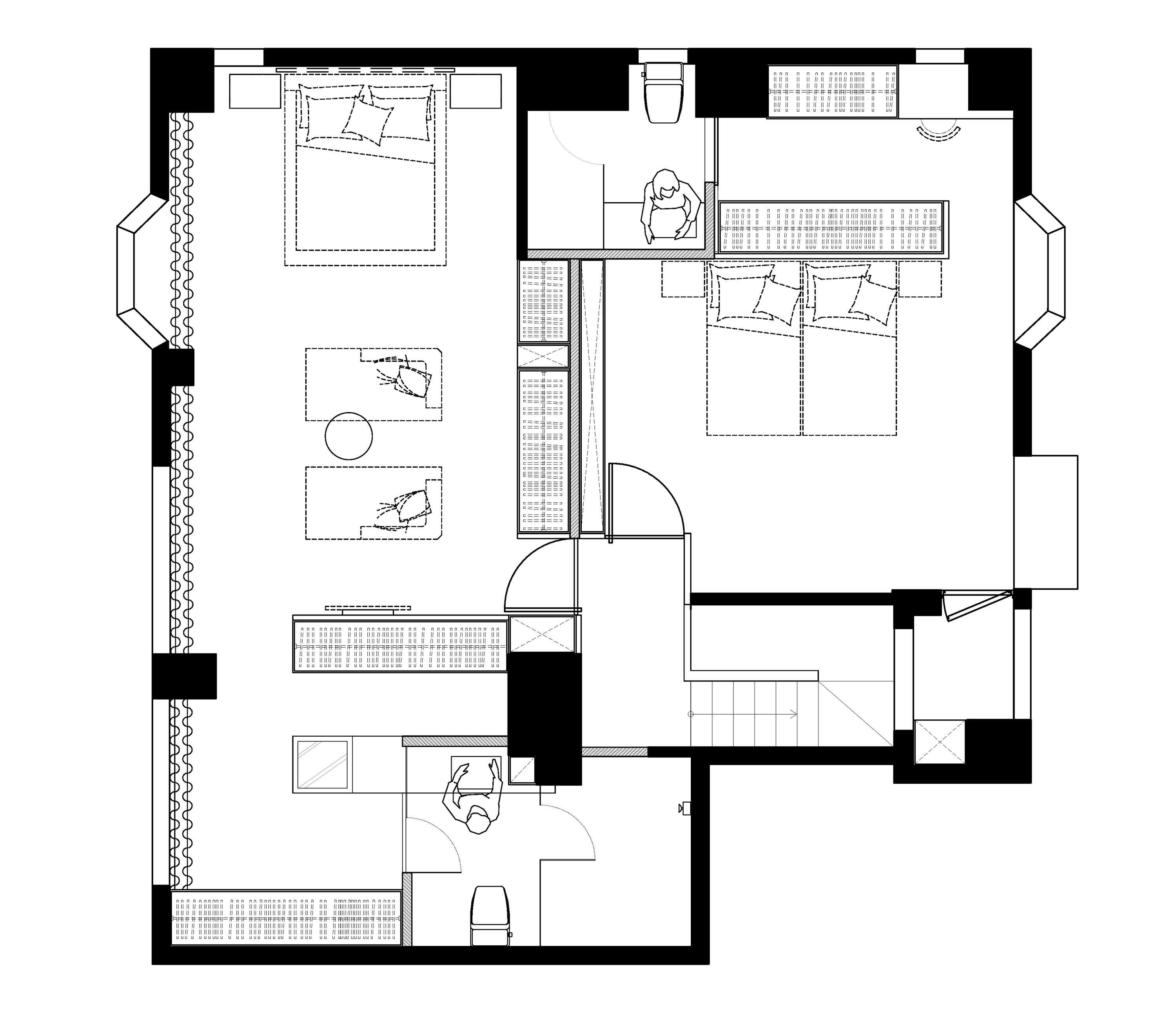 A Stylish and Colorful Apartment in a High-Rise in Taipei, Taiwan by Ganna Design (16)