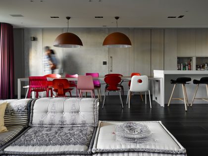 A Stylish and Colorful Apartment in a High-Rise in Taipei, Taiwan by Ganna Design (3)