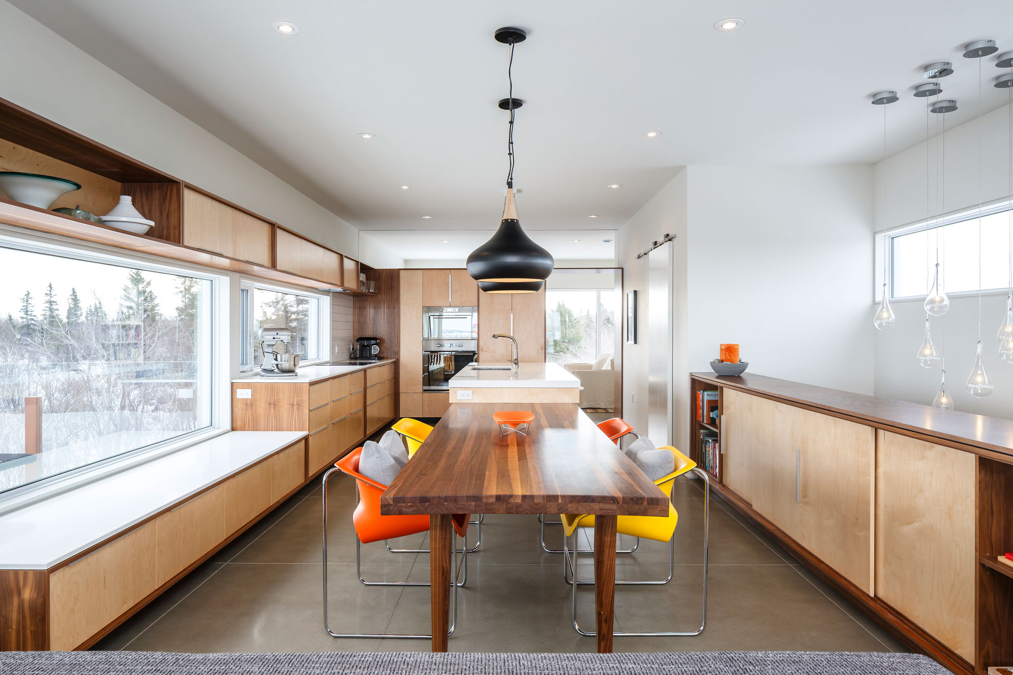 A Stylish and Stunning Cantilevered Home Overlooking the Coastal City of Halifax, Canada by Omar Gandhi Architect (6)