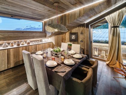 A Stylish and Warm Home with Lots of Wooden Details in Cortina d’Ampezzo, Italy by ZWD-Projects (10)