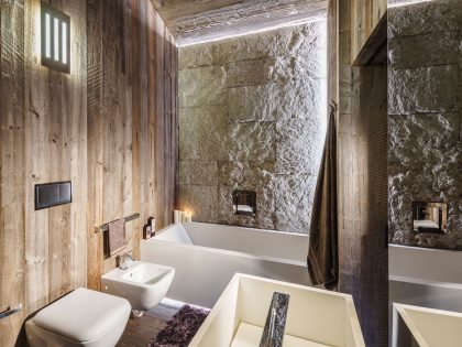 A Stylish and Warm Home with Lots of Wooden Details in Cortina d’Ampezzo, Italy by ZWD-Projects (17)