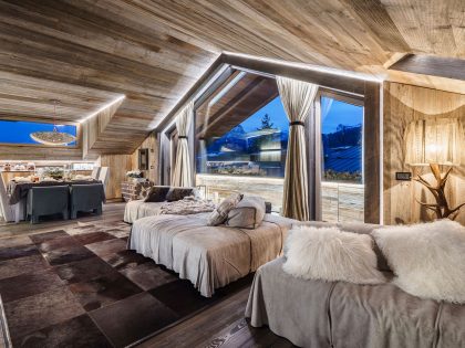 A Stylish and Warm Home with Lots of Wooden Details in Cortina d’Ampezzo, Italy by ZWD-Projects (3)