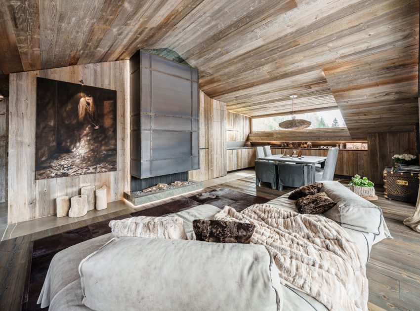 A Stylish and Warm Home with Lots of Wooden Details in Cortina d’Ampezzo, Italy by ZWD-Projects (7)