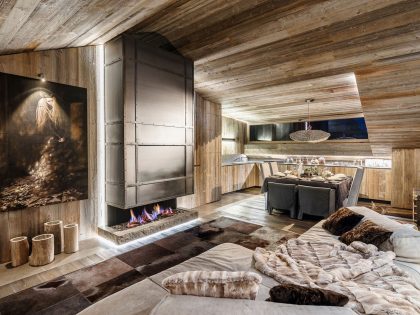 A Stylish and Warm Home with Lots of Wooden Details in Cortina d’Ampezzo, Italy by ZWD-Projects (8)