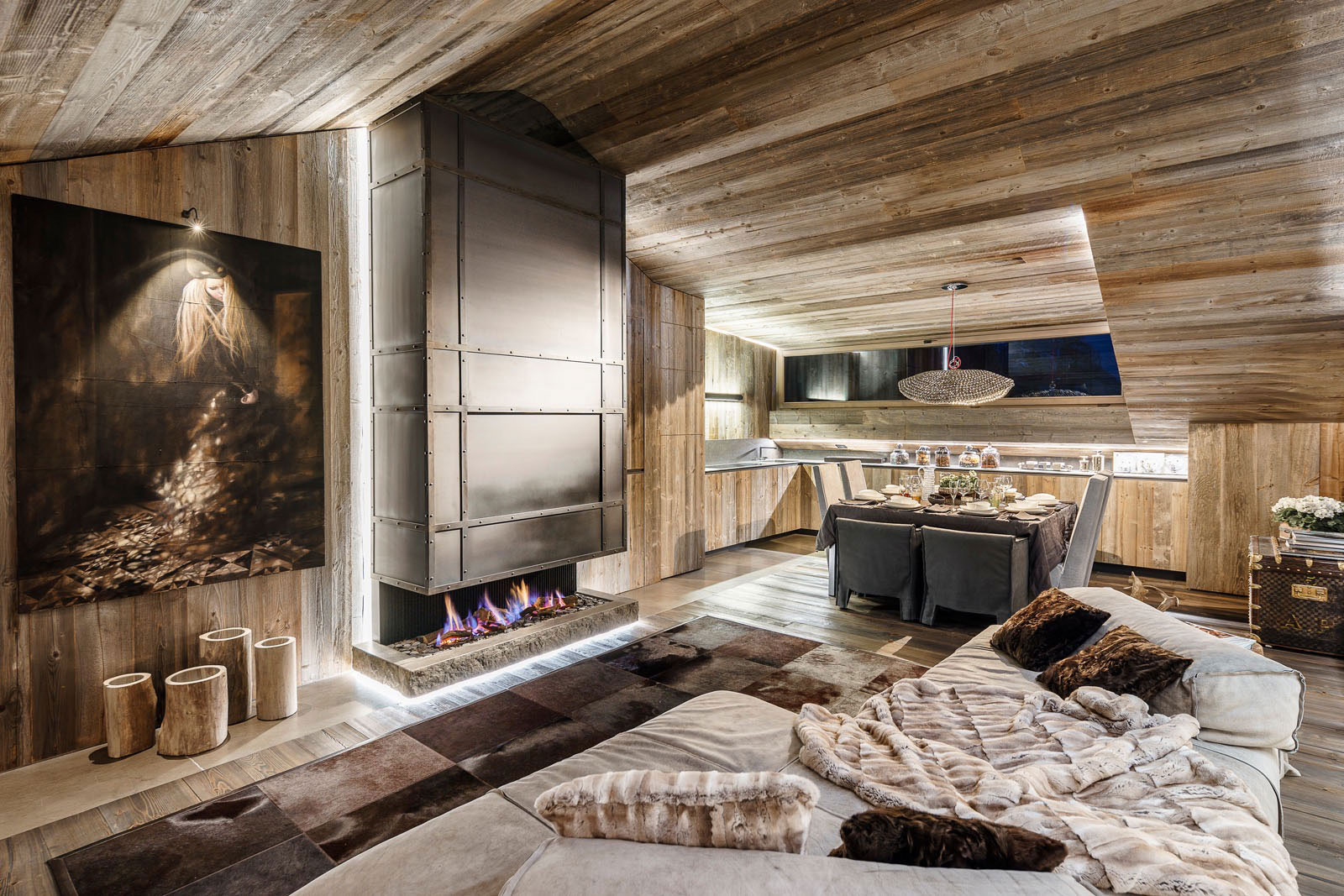 A Stylish and Warm Home with Lots of Wooden Details in Cortina d’Ampezzo, Italy by ZWD-Projects (8)