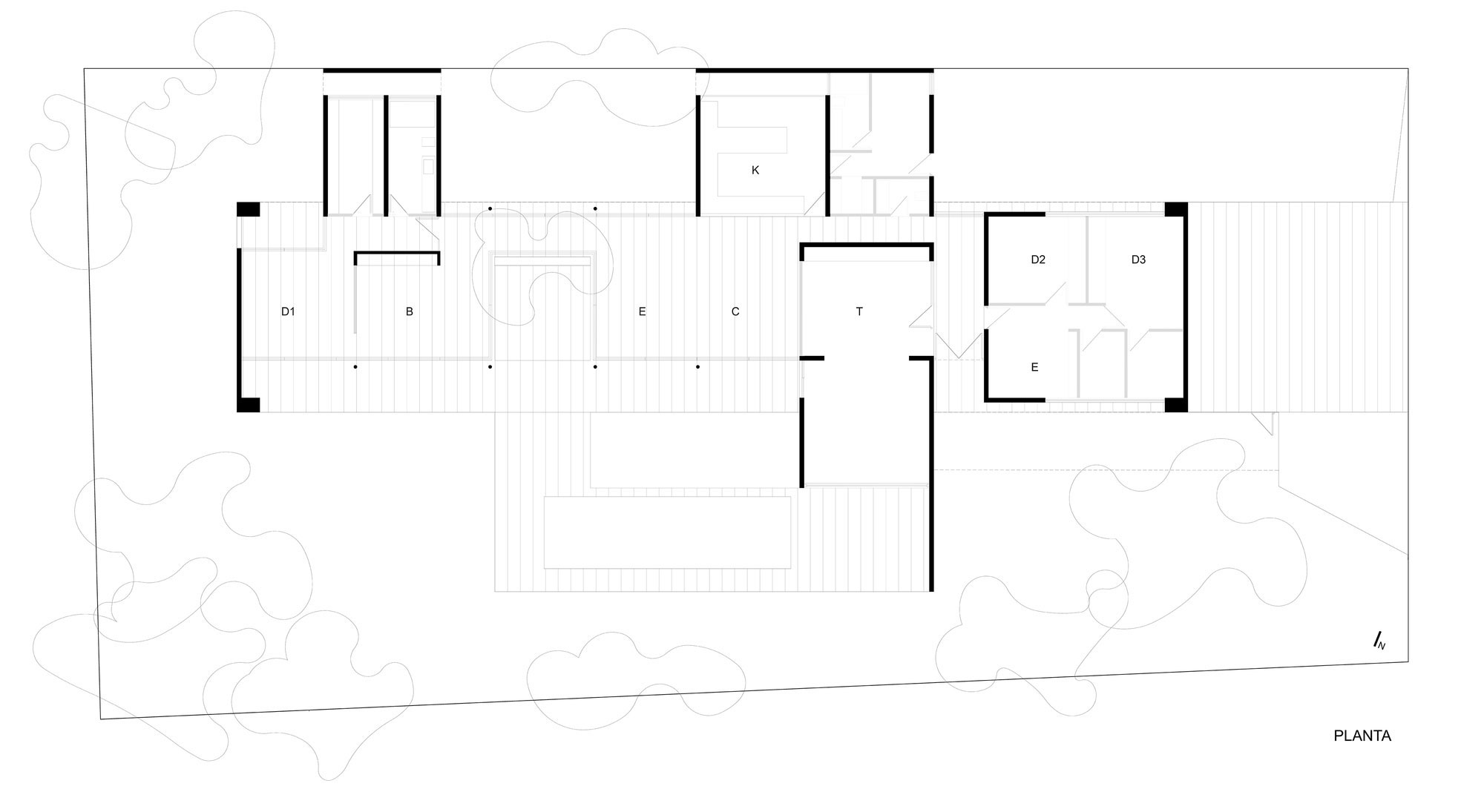 A Unique Home of Metal, Concrete and Plenty of Glass in Las Condes, Chile by Iglesis Arquitectos (16)