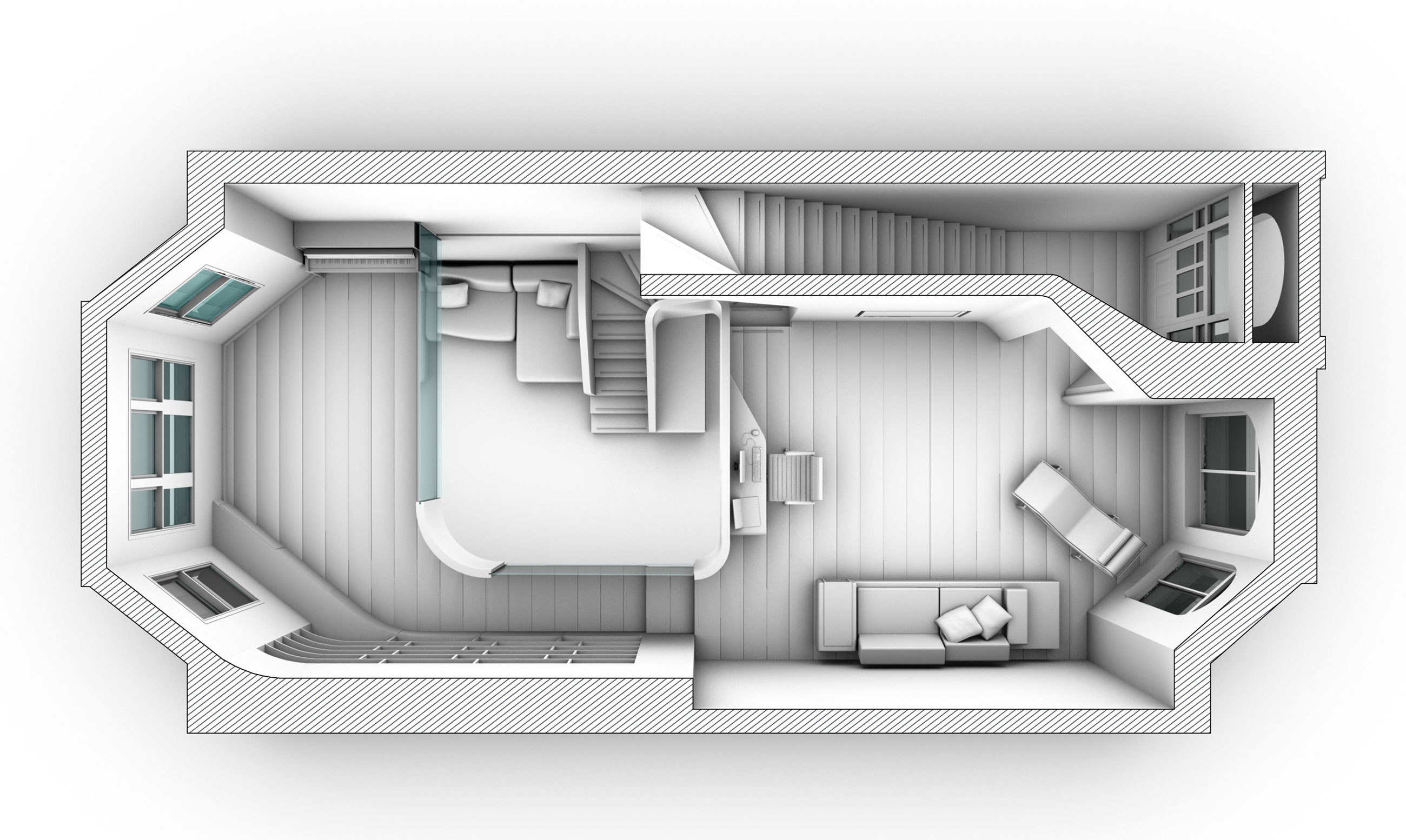 A Victorian Terraced House Turned into a Luminous Home in Canfield Gardens, London by Scenario Architecture (17)