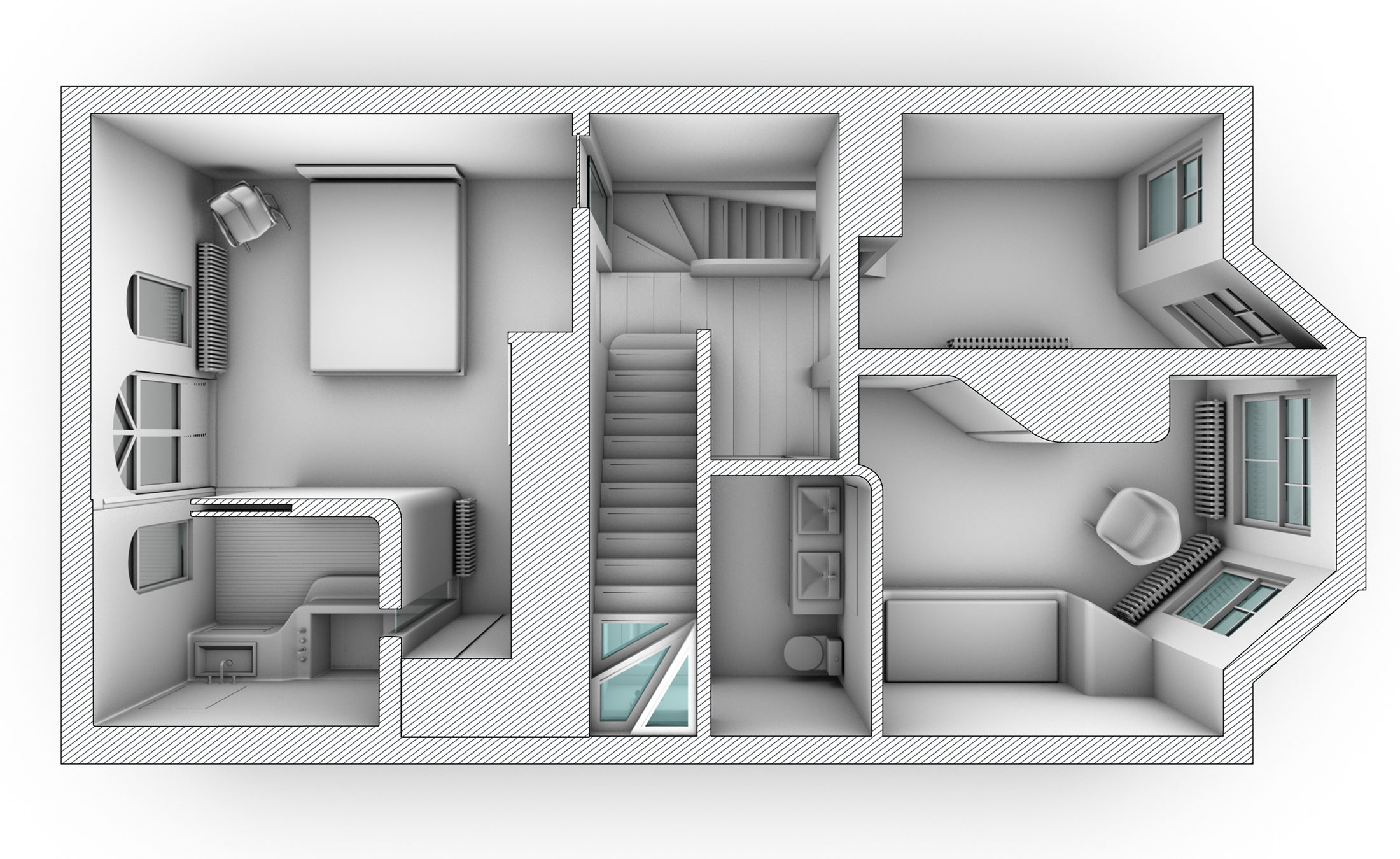 A Victorian Terraced House Turned into a Luminous Home in Canfield Gardens, London by Scenario Architecture (18)