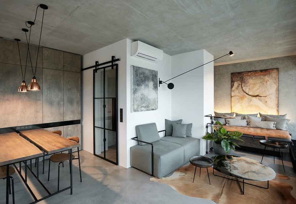 An Eclectic Contemporary Apartment with Industrial Taste in Prague by FormaFatal (1)
