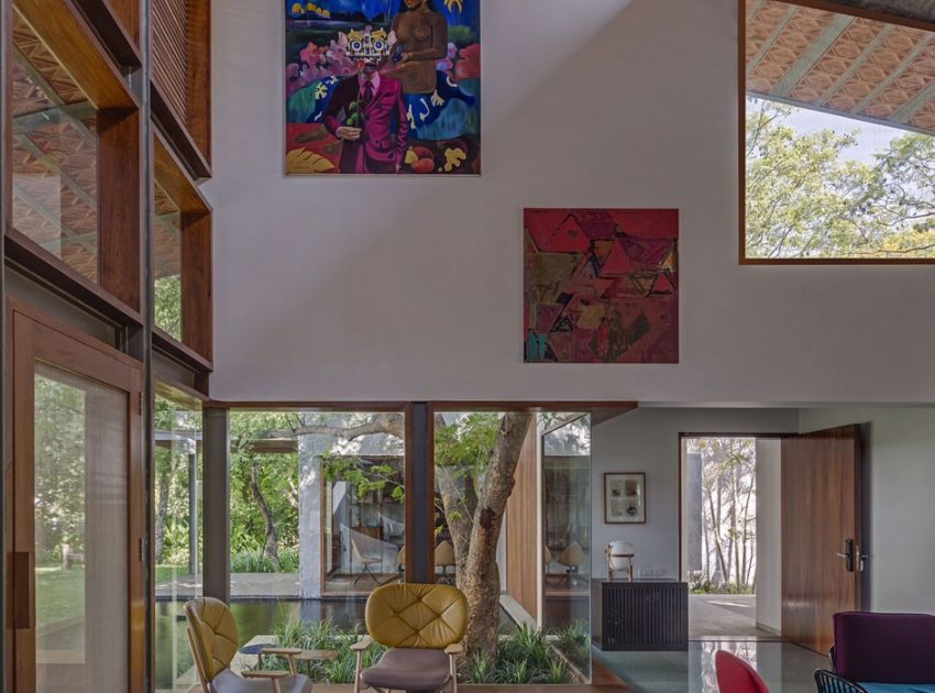 An Eclectic Contemporary Home with Bright and Vibrant Atmosphere in Bengaluru, India by Khosla Associates (14)