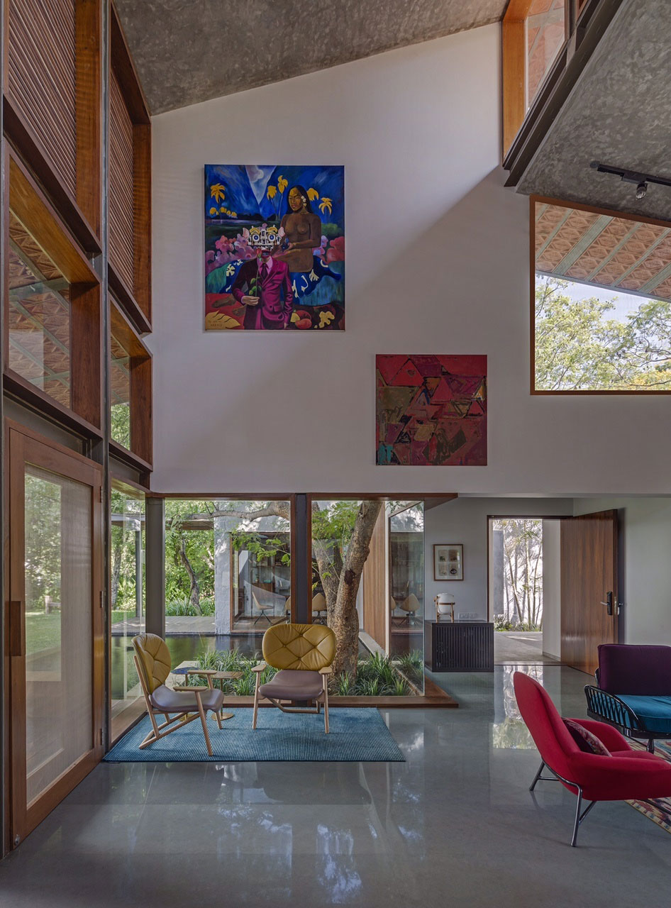 An Eclectic Contemporary Home with Bright and Vibrant Atmosphere in Bengaluru, India by Khosla Associates (14)