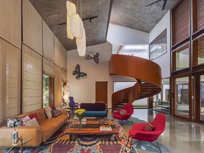 An Eclectic Contemporary Home with Bright and Vibrant Atmosphere in Bengaluru, India by Khosla Associates (15)