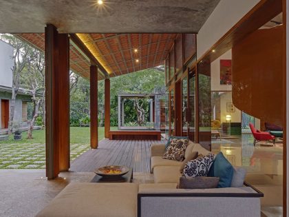 An Eclectic Contemporary Home with Bright and Vibrant Atmosphere in Bengaluru, India by Khosla Associates (20)