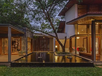 An Eclectic Contemporary Home with Bright and Vibrant Atmosphere in Bengaluru, India by Khosla Associates (21)