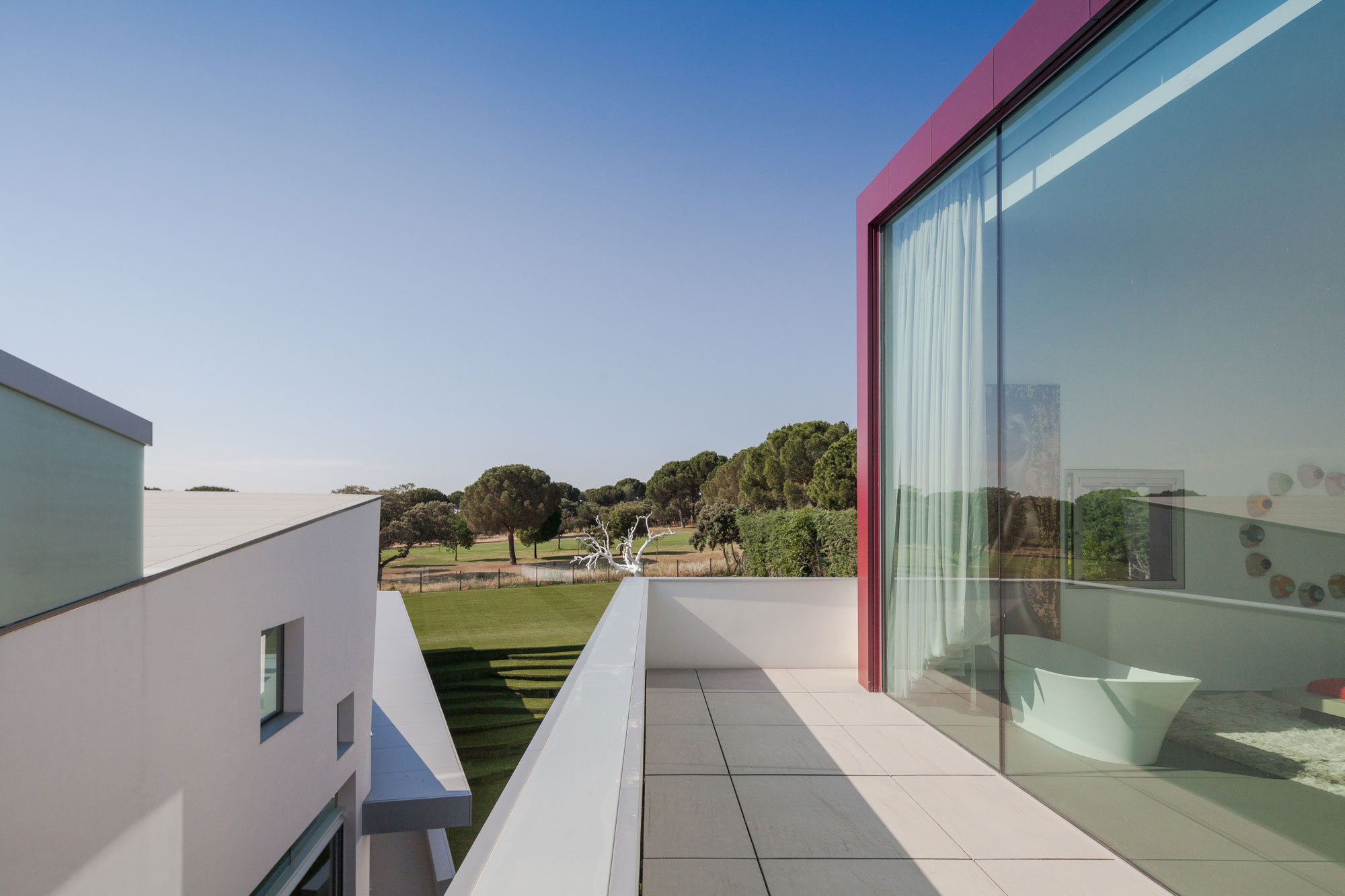 An Eco-Friendly Modern Home with Stunning and Asymmetrical Exterior in Madrid, Spain by ABIBOO Architecture (26)