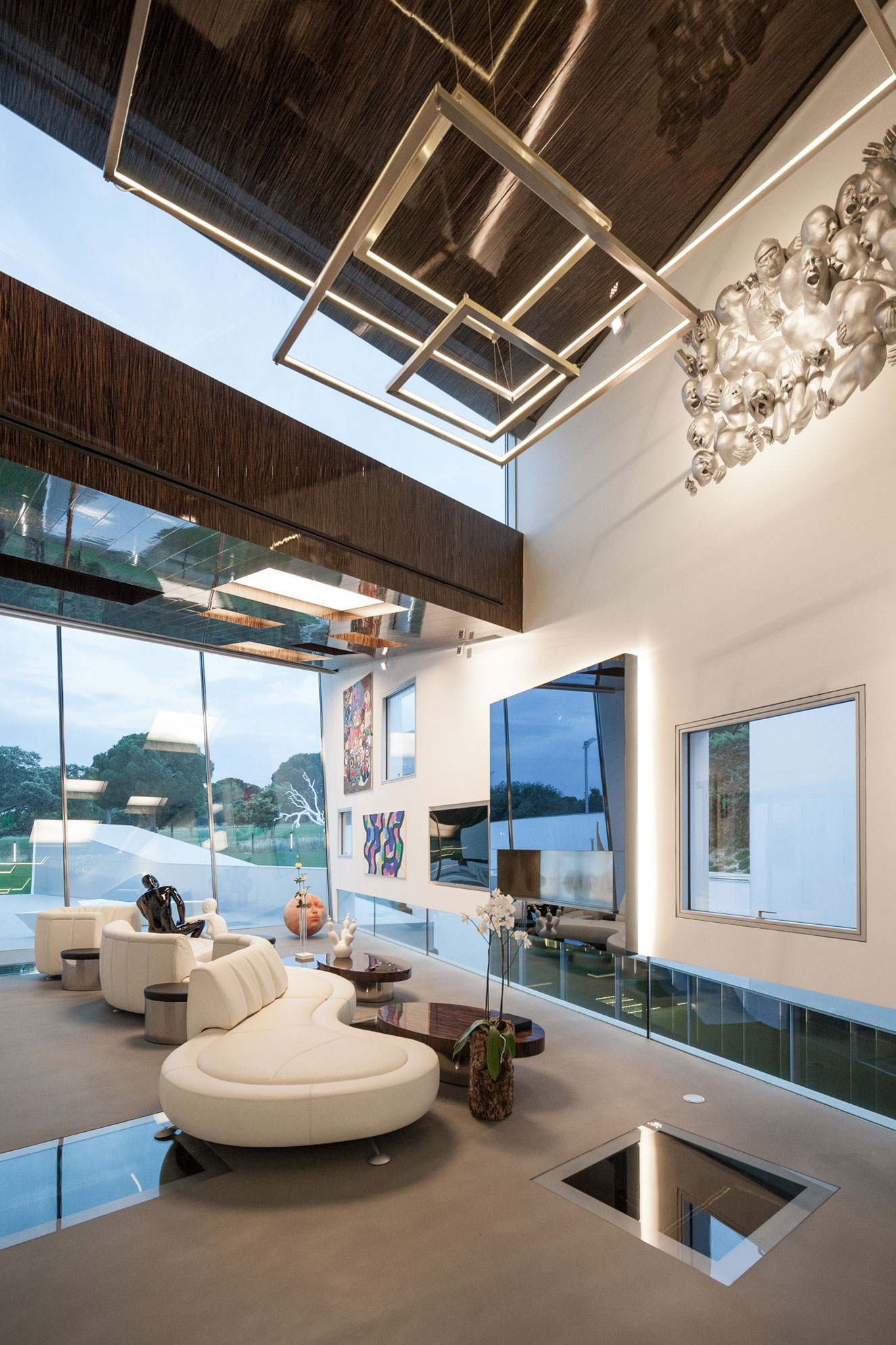 An Eco-Friendly Modern Home with Stunning and Asymmetrical Exterior in Madrid, Spain by ABIBOO Architecture (32)