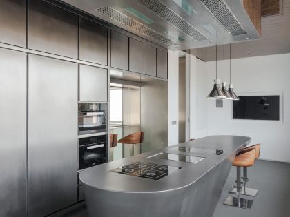 An Eco-Friendly Modern Home with Stunning and Asymmetrical Exterior in Madrid, Spain by ABIBOO Architecture (35)